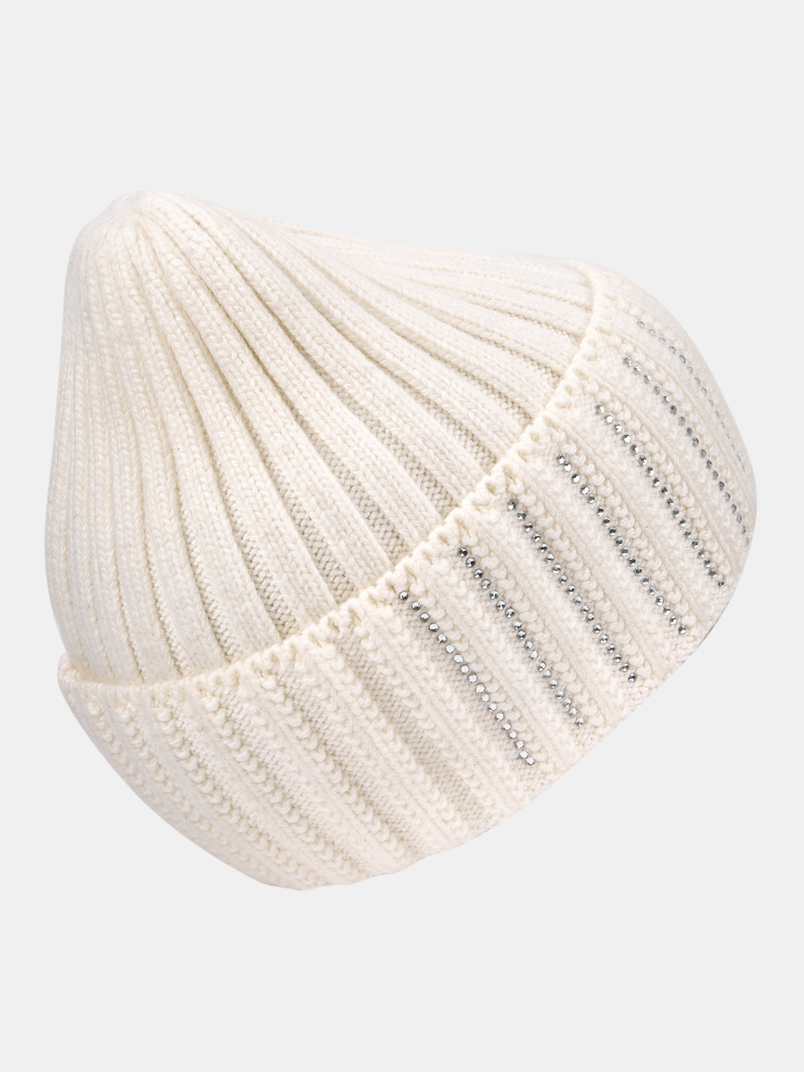 110322L-14314-11_Н Шапка женская Russian Look60%н ейл.30%виск.10%ангор.б/р белая