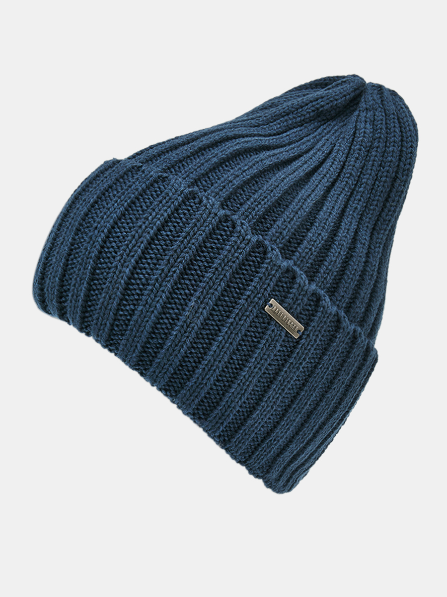 АУГЧ095100 Шапка мужская Ralf Ringer 50%шерсть,50%акрил,джинсовая