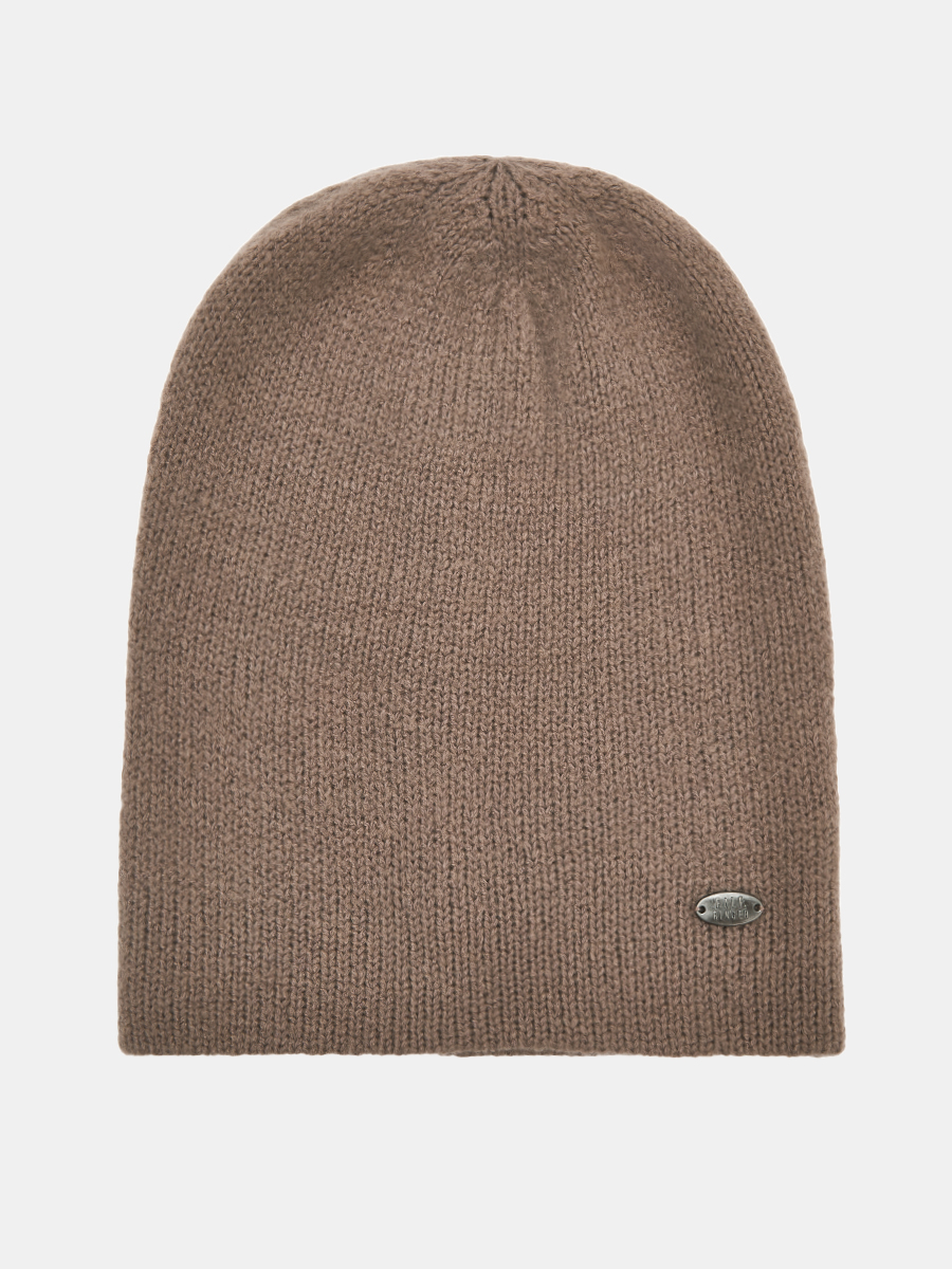 АУГЧ089500 Шапка женская Ralf Ringer 50% шерсть,50%акрил,бежевая