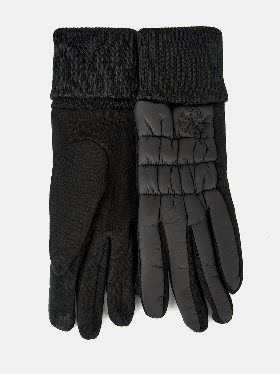 142322P-13791-01_Н Перчатки женск.Ralf Ringer, 100%полиэстер,б/р.черные