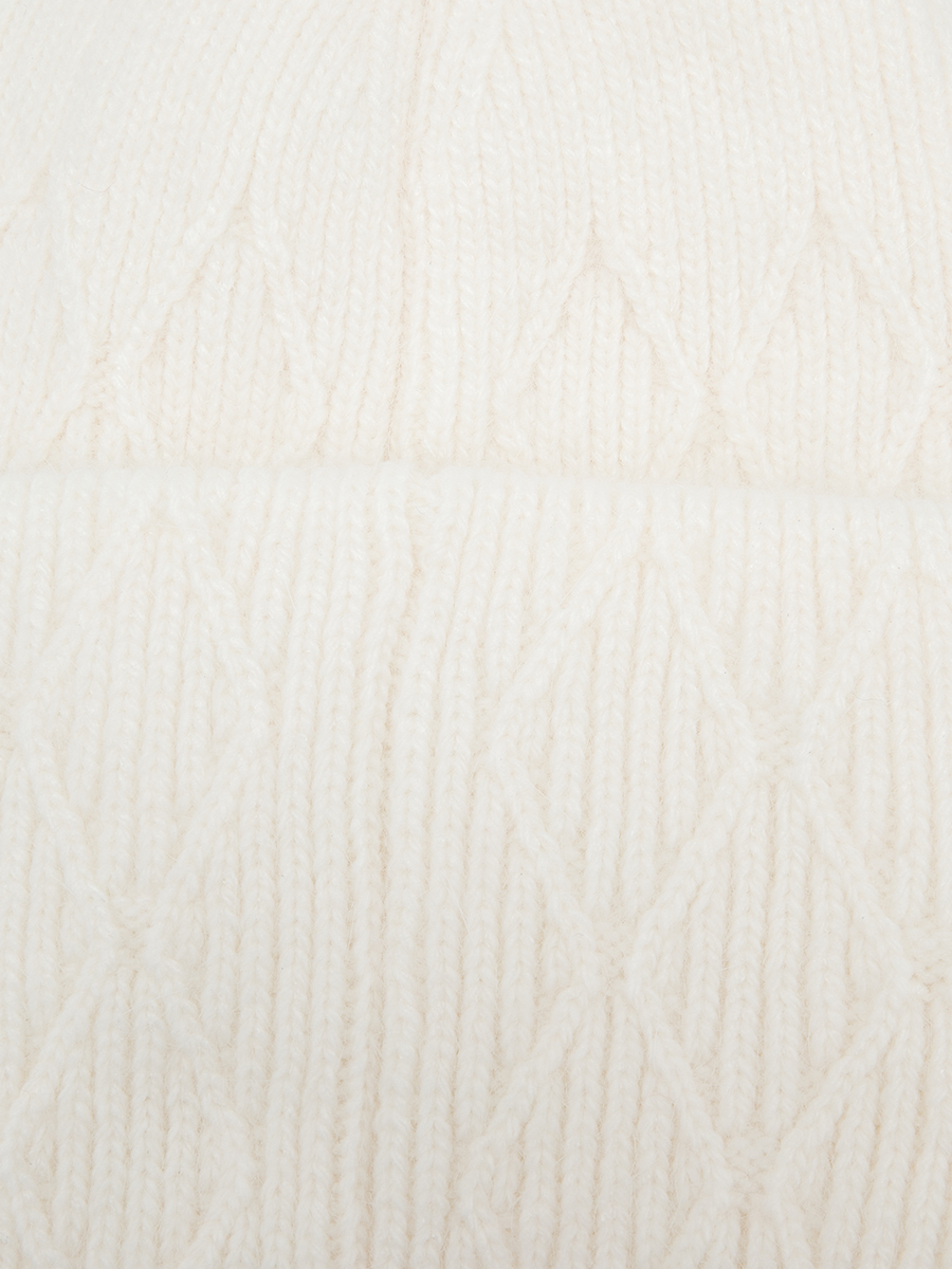 АУГЧ091300 Шапка женск.Ralf Ringer90%анго ра,10%кашимир,белая