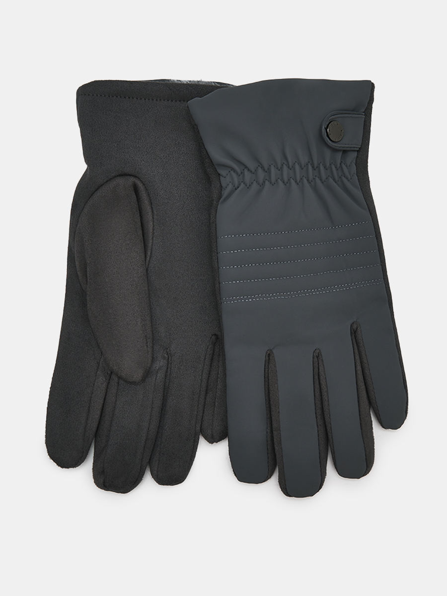 АУГП113000_Н Перчатки мужские Ralf Ringer, 100%полиэстер,один размер,сер