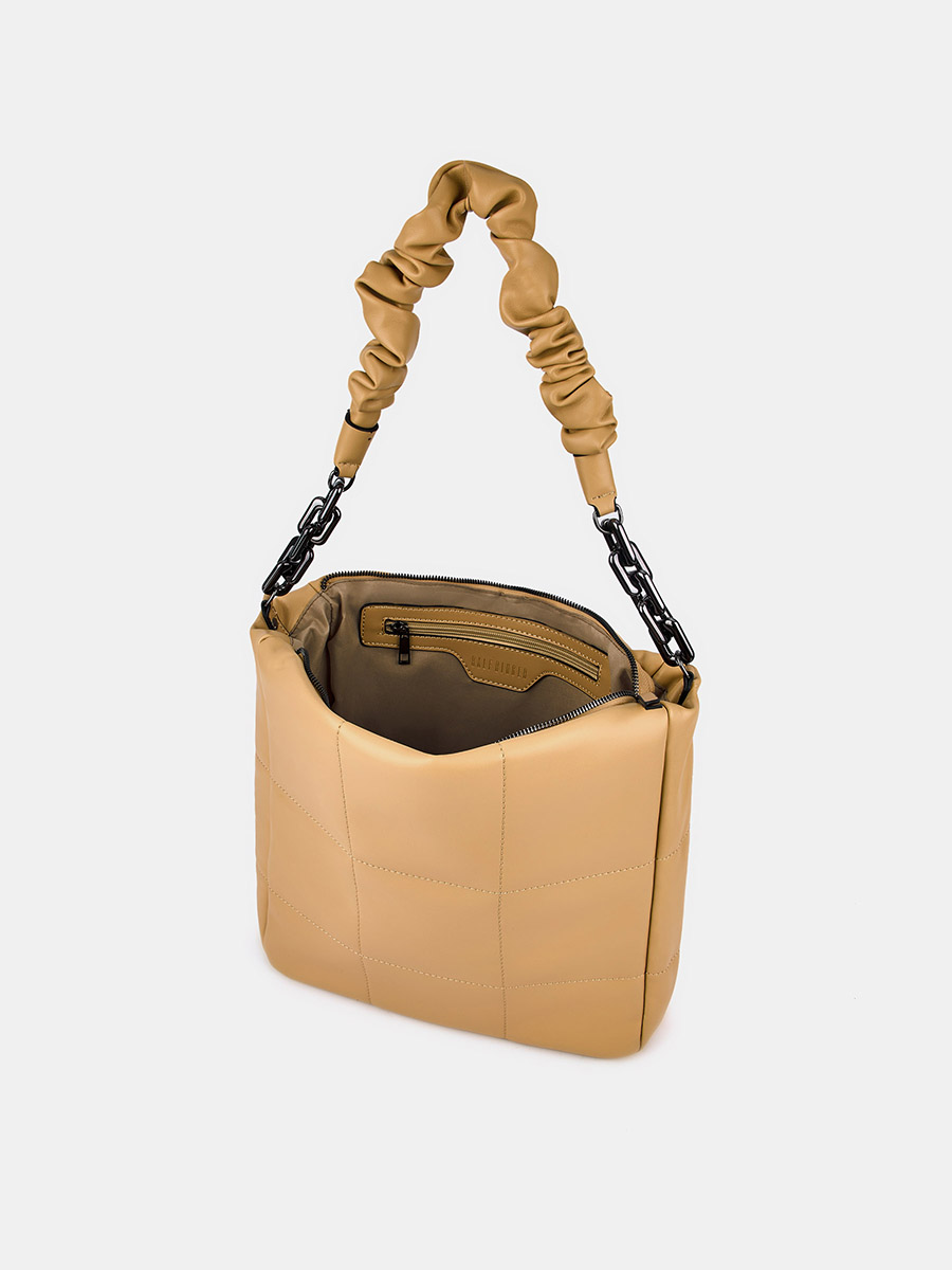 Сумка женская, бежевая, 31*10*30