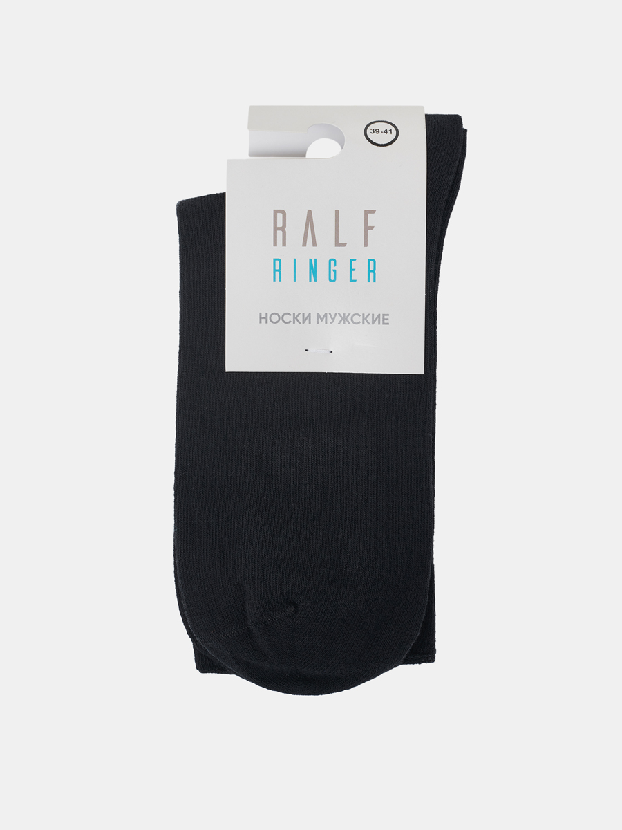 АУОН052700_Н Носки мужские р25-27хлопок 80 %полиамид15%,эластан 5%,черные