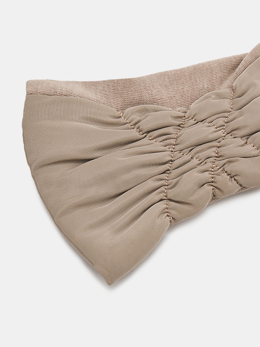 АУГП112000_Н Перчатки жен.Ralf Ringer,68%по лиэст,27%хлоп,5%эласт1раз,беж