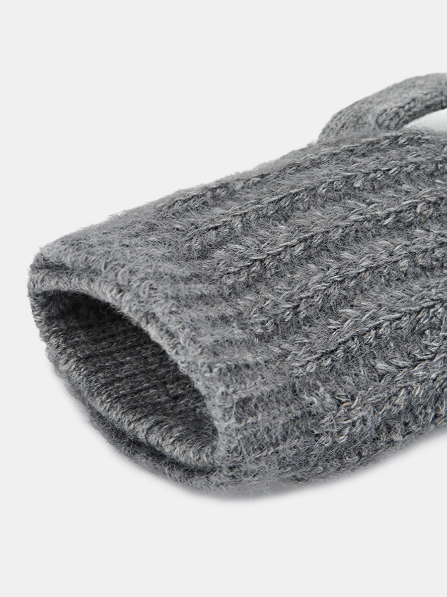 NILE03-P-08_Н Перчатки женск.Ralf Ringer,70% акр,20%шерс,10%полиэст,б/р.сер