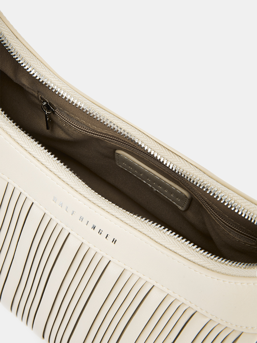 Сумка женская, бежевая, 8*28*31