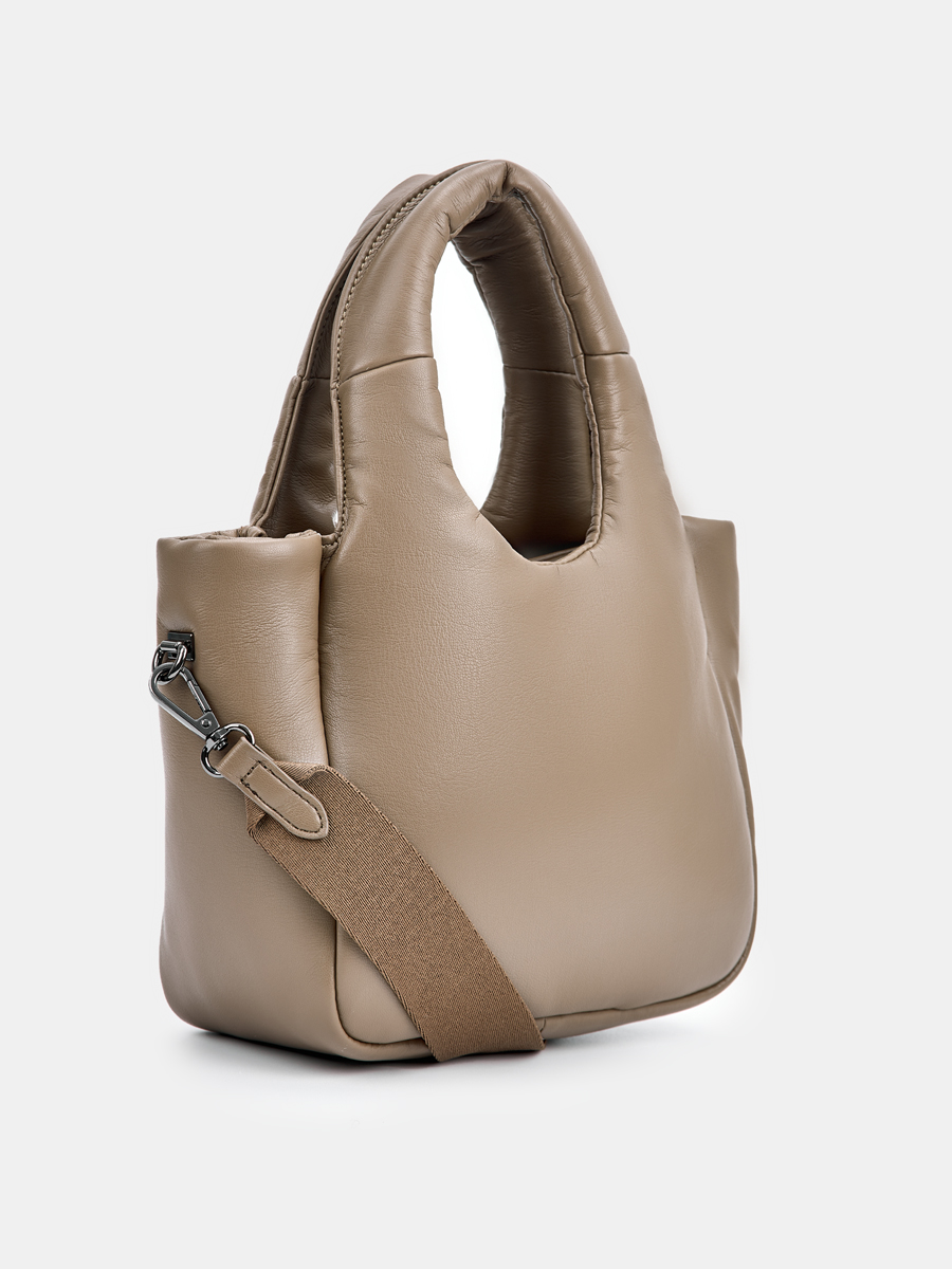 Сумка женская, бежевая, 18*8*16