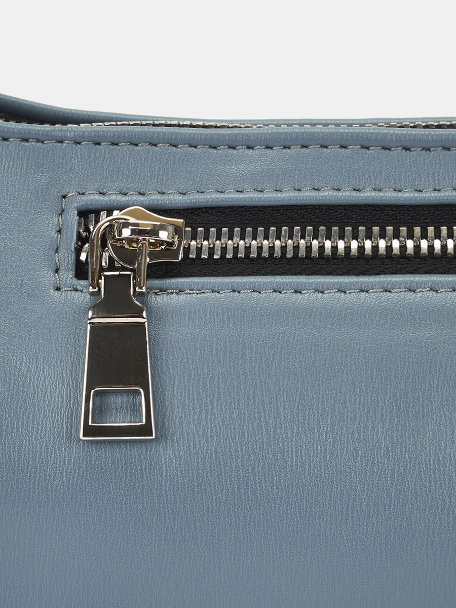 Сумка женская, голубая, 25х8х11