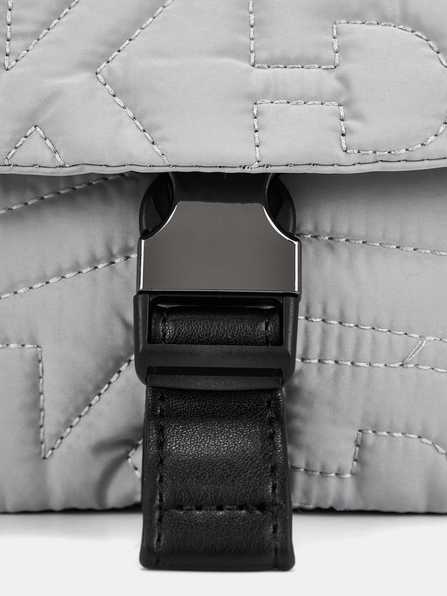 Сумка женская, серая,  25*11*18 