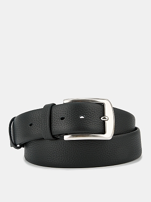 АУГР096900 Ремень мужской Ralf Ringer,нат ур.кожа,130х3,4,черн