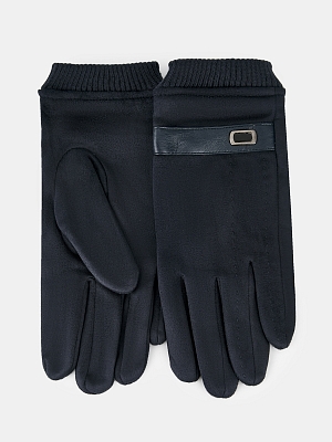 DANUBE03-P-04_Н Перчатки мужские Ralf Ringer, 100%полиэст,без размерн.синие