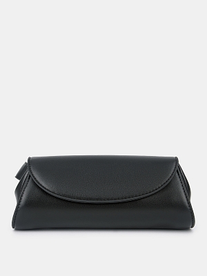 Сумка багет женская, черная, 25*10*10