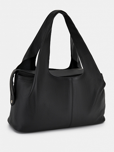 АУГС304200 Сумка женская,натуральная кожа ,200x450x140,черная