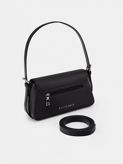 Сумка женская, черная, 25х7х12