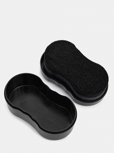 TCV01/018RF Губка восьмерка силикон черная 110x60x40