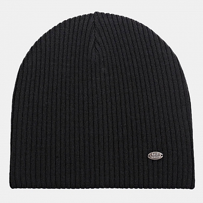 RF-A53111-black Шапка мужская,50%шерсть,50% акрил,р.57,черная