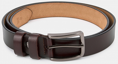 150313P-22637-02 Ремень женский Ralf Ringer ,натур.кожа,115х2,8,коричневый