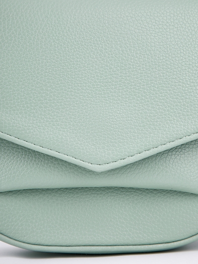 Сумка женская, мятная, 21x6x15