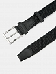 АУГР098000_Н Ремень мужской Ralf Ringer,90% полиэстер,10%кожа,130х3,4,черн