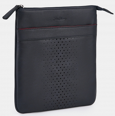 MALUS-02-J-04 Сумка мужская Jonas Hanway искуств.кожа,230x15x250,синяя