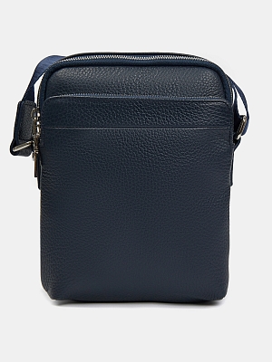 АУГС264600 Сумка мужская нат.кожа суприм 200х240х80 синяя