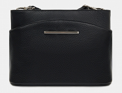 АУГС275000 Сумка женская,натуральная кожа 300*180*120 черная