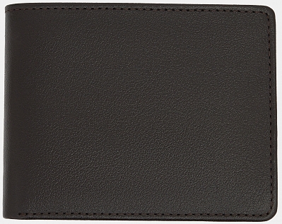 PM.89\R.sd.LG.темно-коричне-RR Портмоне мужское натур.кожа 120*100*20 коричневое