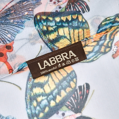 LG11-725-02_Н Палантин 100% модал 70*180 Labbra белый