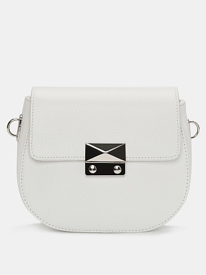 АУГС200100 Сумка женская нат.кожа 190х130х60 белая