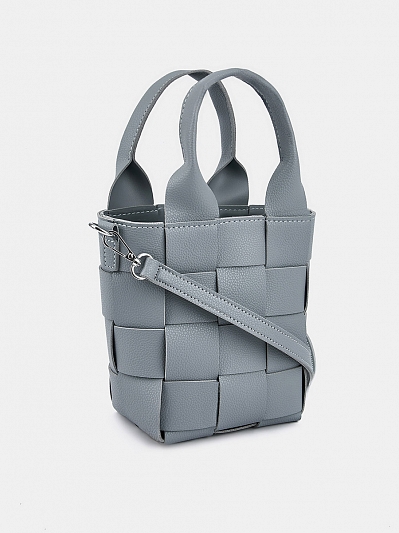 Сумка женская, голубая, 16x10x18