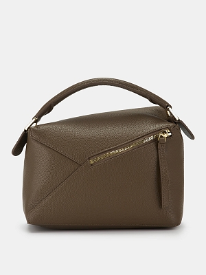 АУГС338300 Сумка женская Ralf Ringer нату р.кожа,250х130х80,сер-коричн