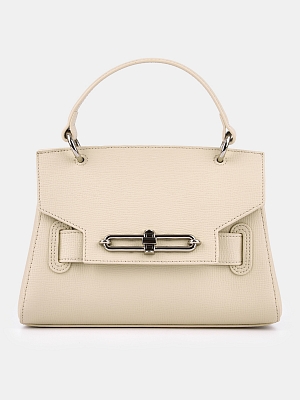 АУГС319700 Сумка женская, натур.кожа 250х100х180,белая