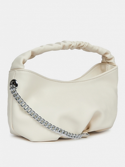  Сумка женская, белая, 7*20*14