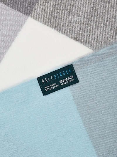 АУГШ110600 Палантин женск.Ralf Ringer45%в искоза55%полиэст,70*180,сер/ме