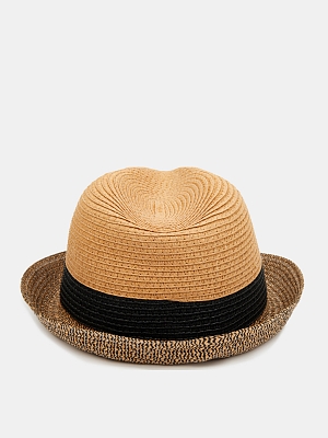 110412P-17182-12 Шляпа мужской, Ralf Ringer,100 %бумага,59р.,бежевая