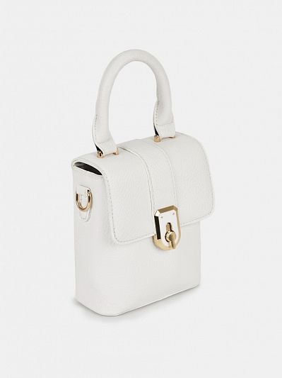 Сумка женская, молочная, 7*17*13