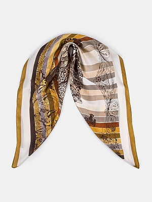 170313P-21970-02 Палантин женский Ralf Ringer 100%полиэстер,70х70,коричневый