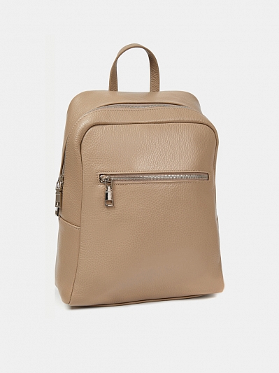 АУГЗ050900 Рюкзак женский,натуральн.кожа 250*320*100,бежевый