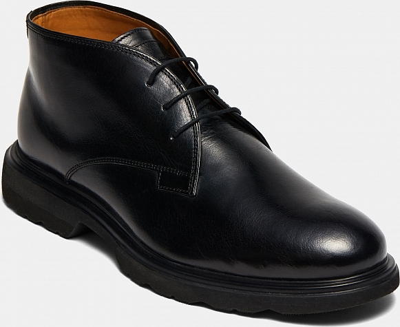 Ботинки мужские DIVIT-6 (цвет черный, натуральная кожа) — купить по цене3090 р. в интернет-магазине RALF RINGER