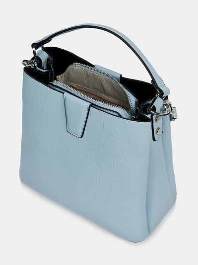 Сумка женская, голубая, 19*19*12 