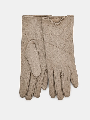 АУГП111400_Н Перчатки жен.Ralf Ringer,90%по лиэстер,10%эласт,1 размер,беж