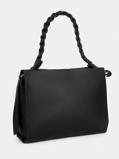 R27344/10 Сумка женская, искуственная ко жа,80x300x260,черная