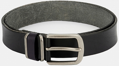 151423P-20411-01 Ремень мужской натур.кожа 1300x40x2,черный