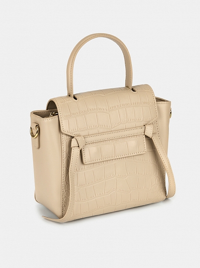 R38200/31 Сумка женская, иск.кожа, 270*100*180,бежевая