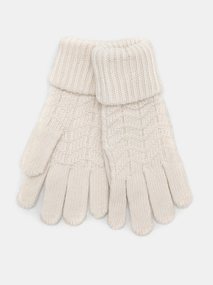 АУГП110000_Н Перчатки жен.Ralf Ringer,45%ше рсть,40%ангор,1 размер,белые