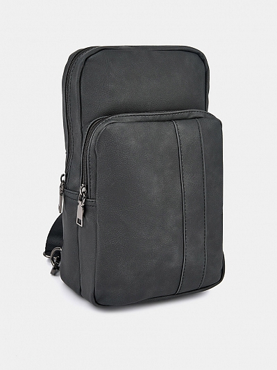 RR-112-202-38-4 Сумка мужская, 100%экокожа 170x90x280,серая