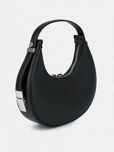 Сумка женская, черная, 5x23x12