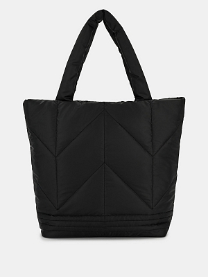 АУГС306100 Сумка женская,текстиль, 370x440x120,черная