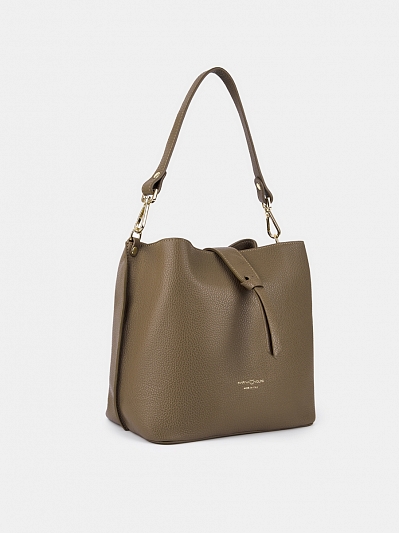 MV-C631-D40 Сумка женская Marina Volpe,нат ур.кожа,290x120x260,бежевая